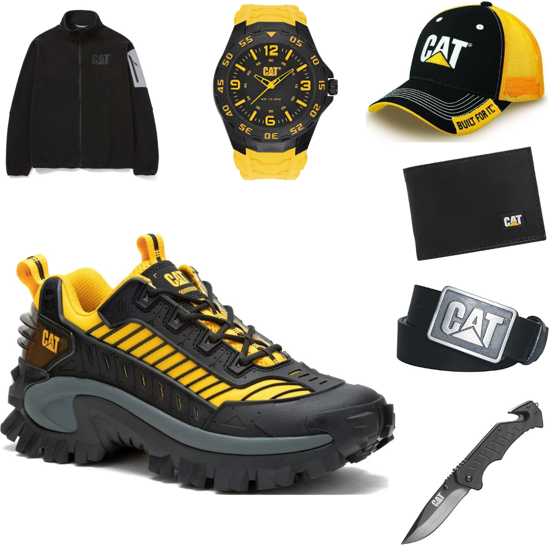 Kit Cat Preto com Amarelo